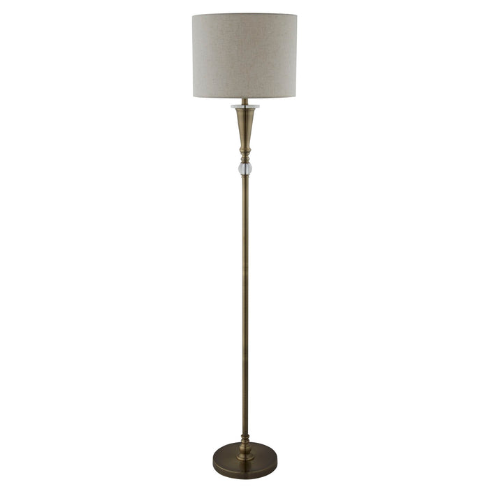 Piantana Contemporaneo Oscar Acciaio Ottone 1 Luce E27