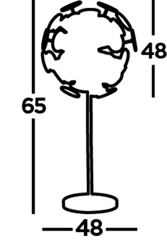 Lampada Scrivania Contemporanea Disco Acciaio Nero Policarbonato Oro 1 Luce E14