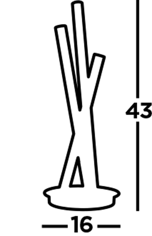 Lampada Scrivania Bolle Acciaio Cromo Policarbonato Trasparente Led 2,67W 3000K