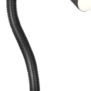 Lampada Contemporanea Desk Partners Acciaio Nero Policarbonato 1 Luce E14