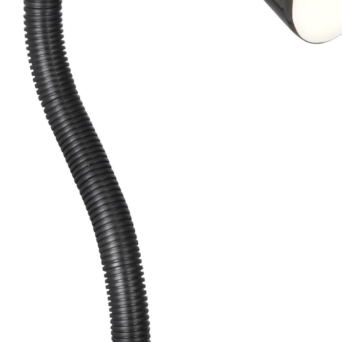 Lampada Contemporanea Desk Partners Acciaio Nero Policarbonato 1 Luce E14