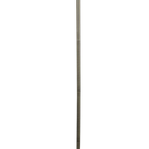 Piantana Contemporaneo Linea Acciaio Ottone Vetro 1 Luce E27