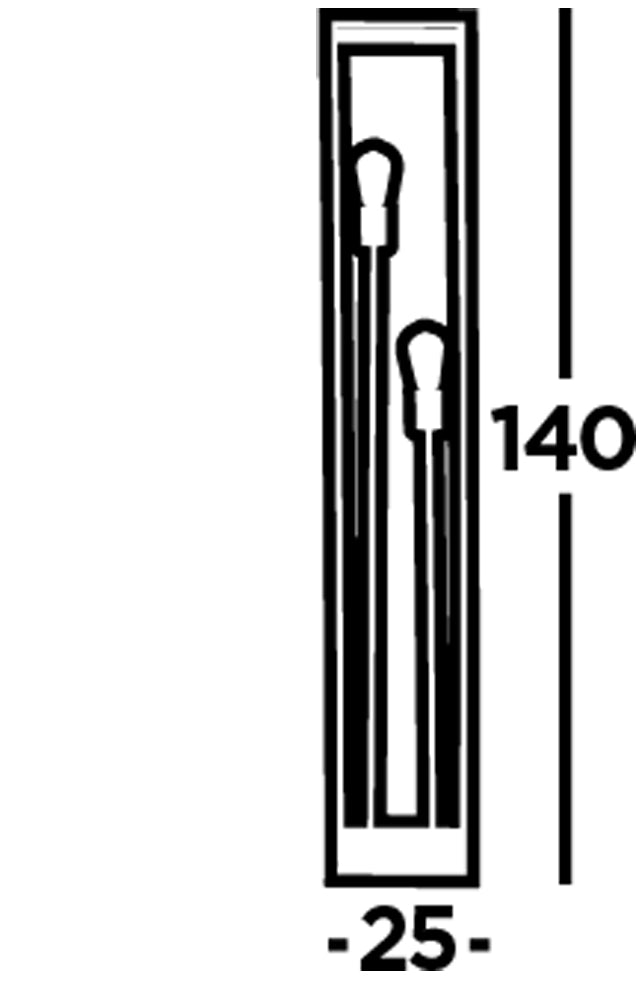 Piantana Industrial-Nordico Square Legno Marrone Nero 2 Luci E27
