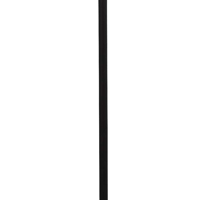 Piantana Contemporaneo Frisbee Acciaio Nero Vetro Led 9,57W 3000K