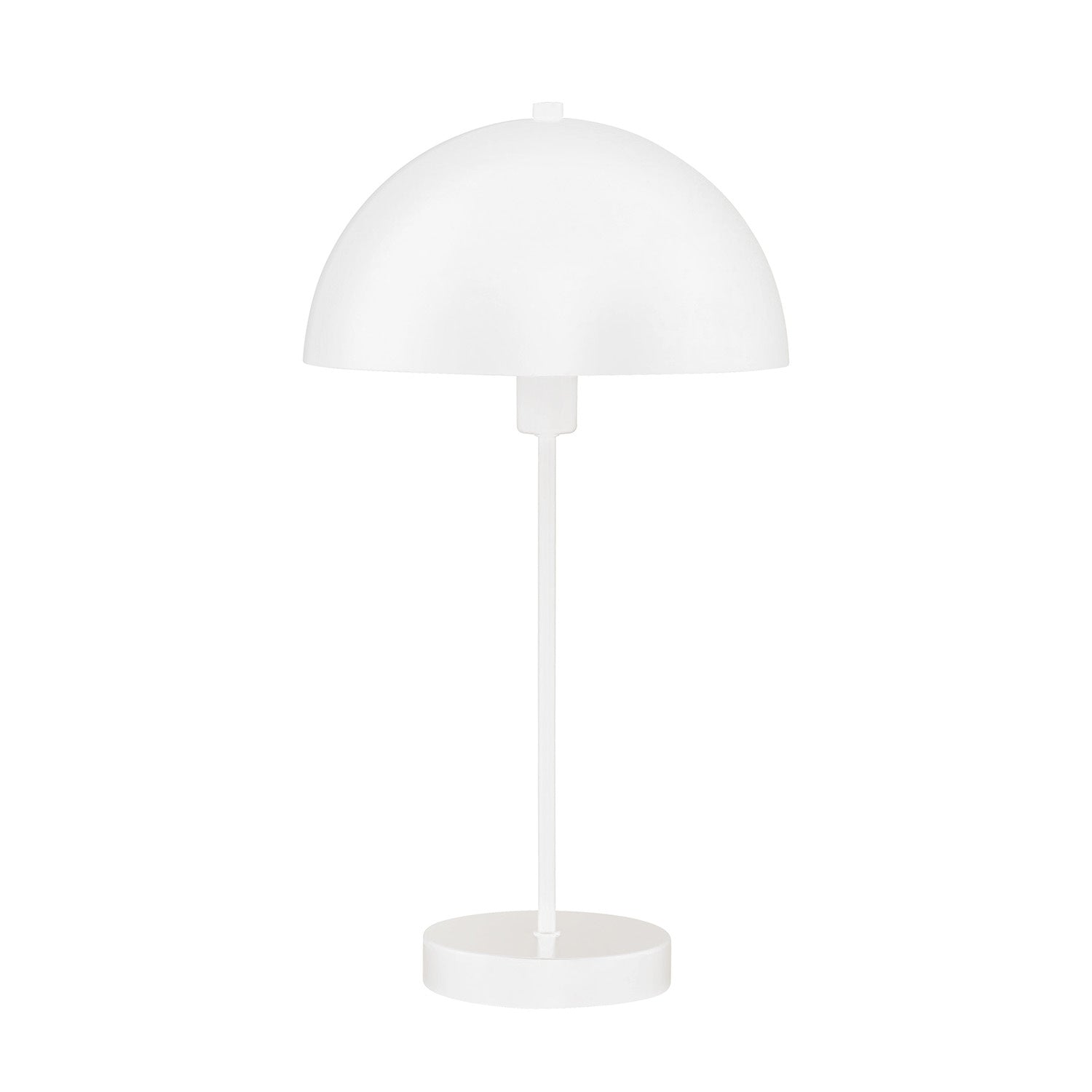 Lampada Da Scrivania Contemporanea Mushroom Acciaio Bianco 1 Luce E14