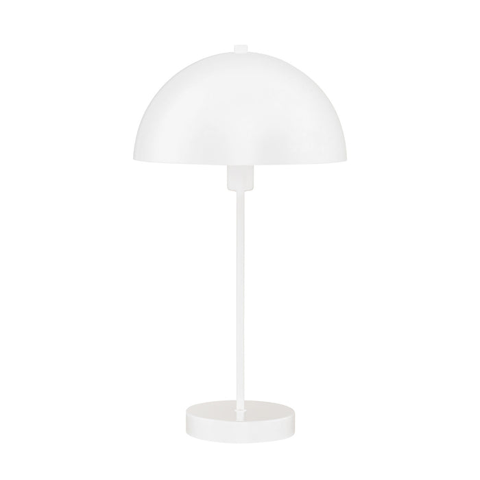 Lampada Da Scrivania Contemporanea Mushroom Acciaio Bianco 1 Luce E14