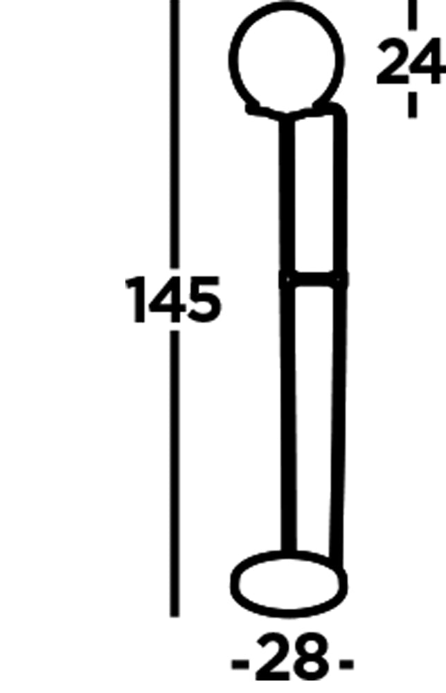 Piantana Contemporaneo Sfera Acciaio Ottone Vetro Bianco 1 Luce E27