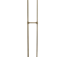 Piantana Contemporaneo Sfera Acciaio Ottone Vetro Bianco 1 Luce E27