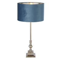 Lampada Da Scrivania Contemporanea Whitby Metallo Cromo Tessuto Cromo 1 Luce E27