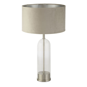 Lampada Scrivania Contemporanea Oxford Acciaio Ottone Velluto Talpa 1 Luce E27
