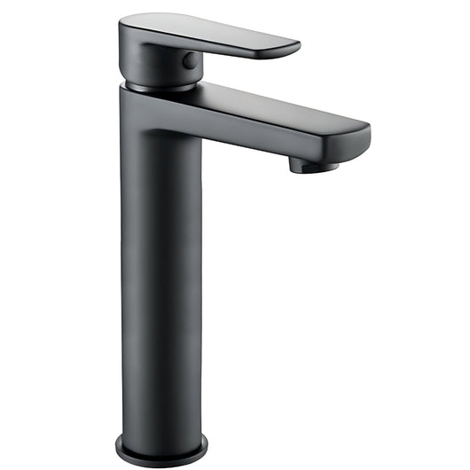 Miscelatore rubinetto africa per lavabo con bocca alta ottone nero opaco bagno *** confezione 1