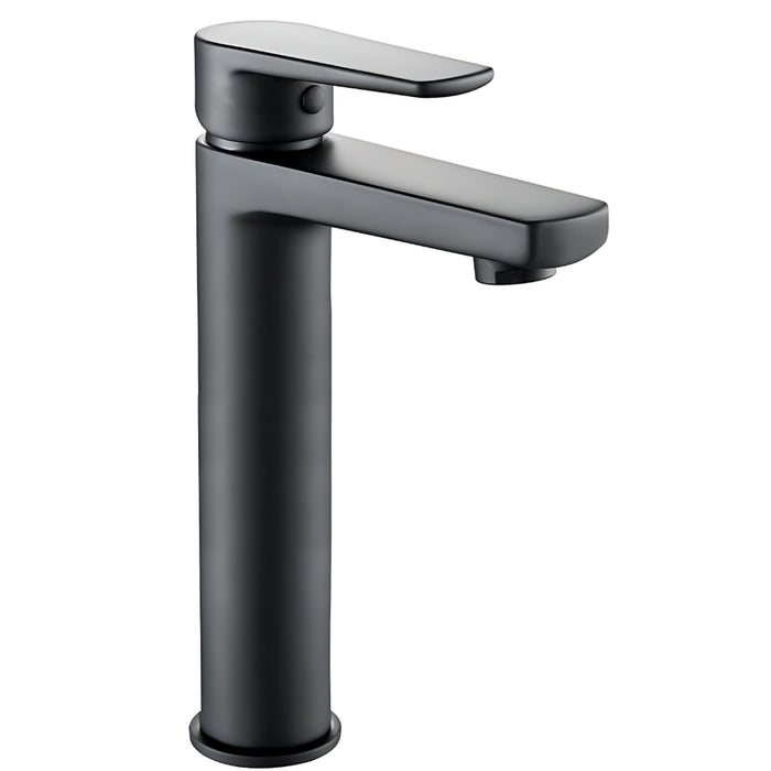 Miscelatore rubinetto africa per lavabo con bocca alta ottone nero opaco bagno *** confezione 1