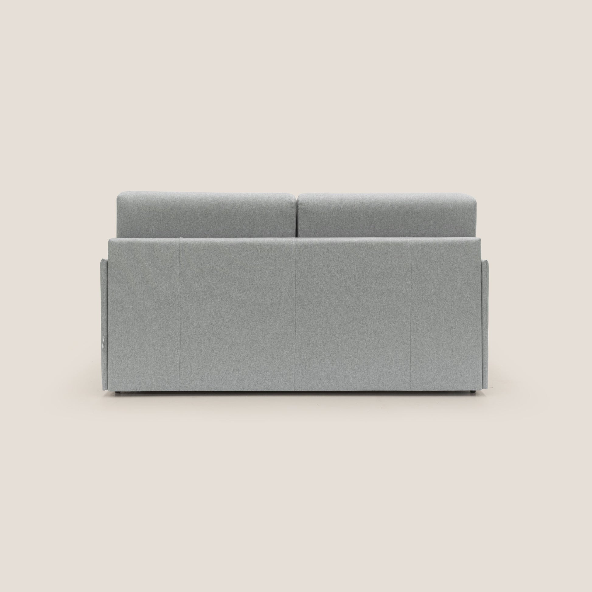 Divano Letto 2 Posti 149x90x96 cm in Tessuto Grigio