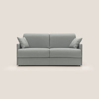 Divano Letto 2 Posti 169x90x96 cm in Tessuto Grigio