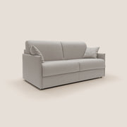 Divano Letto 2 Posti 169x90x96 cm in Tessuto Panna