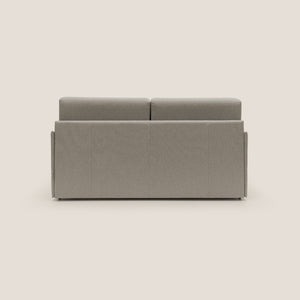 Divano Letto 2 Posti 169x90x96 cm in Tessuto Tortora