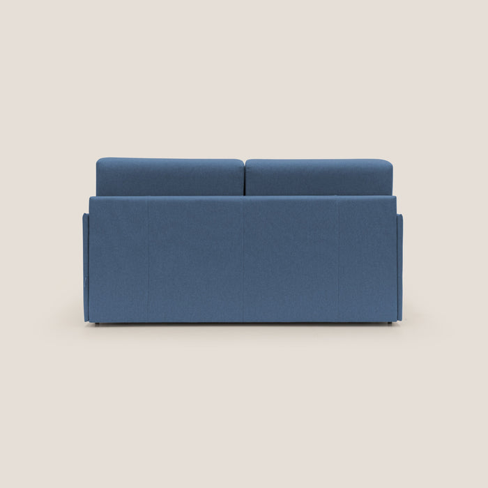 Divano Letto 2 Posti 149x90x96 cm in Tessuto Blu