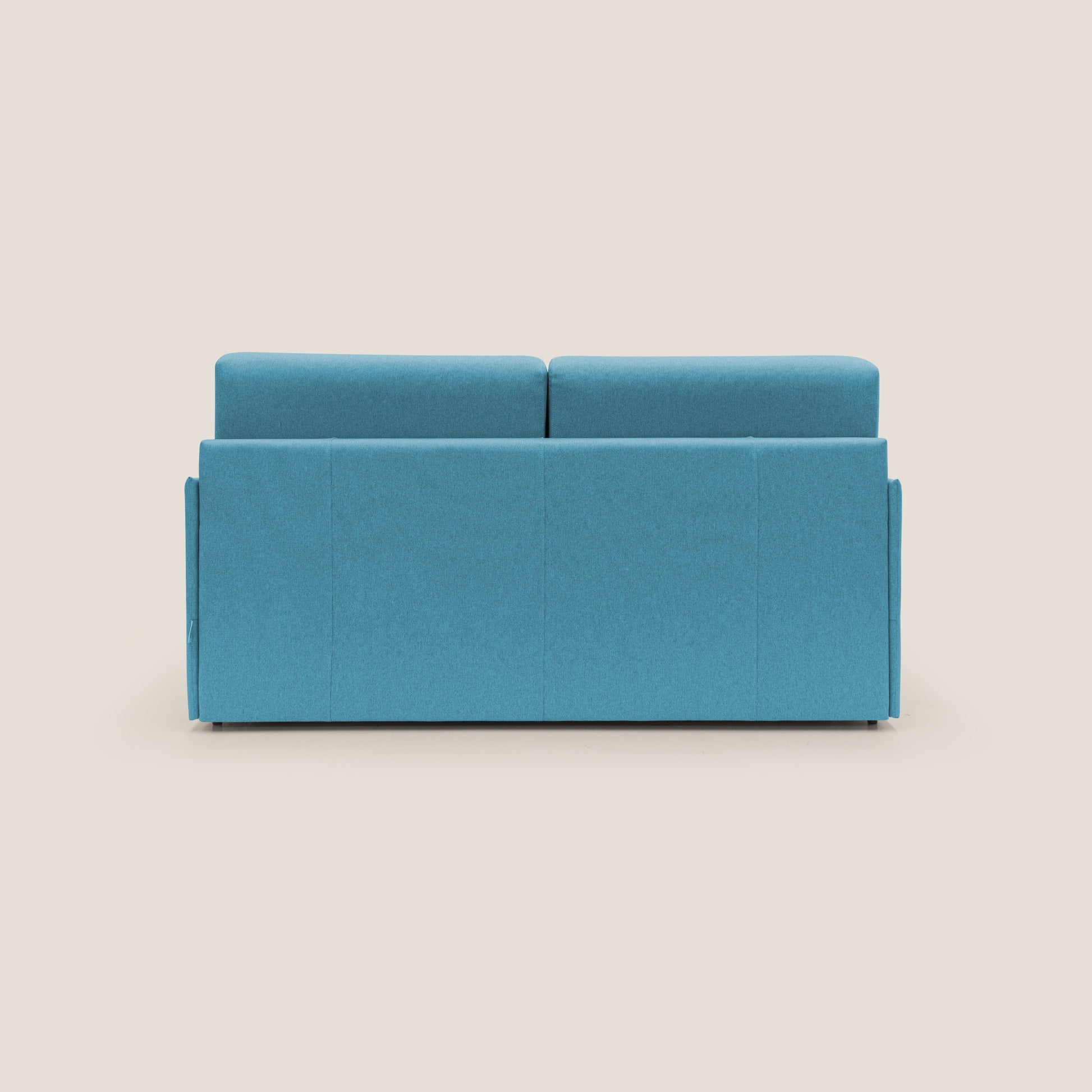 Divano Letto 2 Posti 149x90x96 cm in Tessuto Azzurro