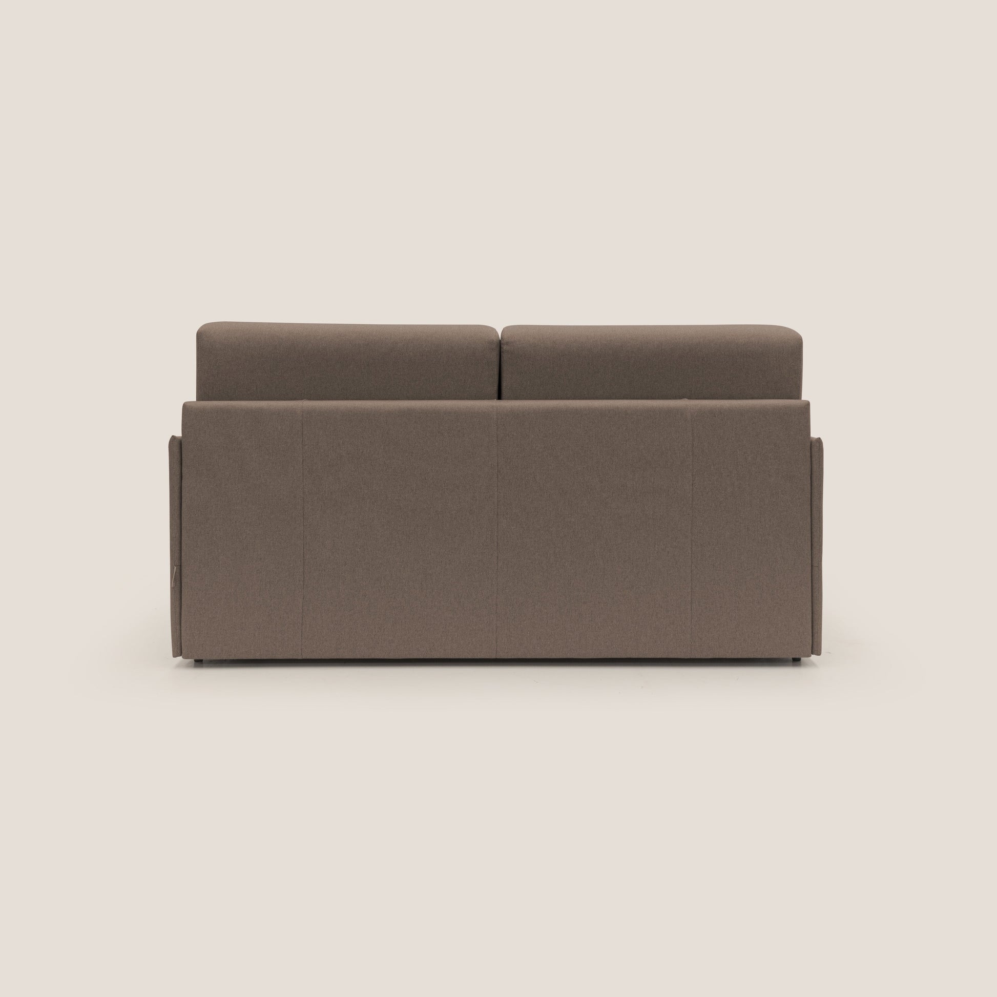 Divano Letto 3 Posti 189x96x96 cm in Tessuto Marrone