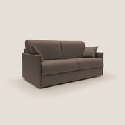Divano Letto 3 Posti 189x96x96 cm in Tessuto Marrone