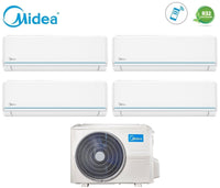 Condizionatore Midea Quadri Split Inverter serie EVOLUTION 9+9+12+12 con M40B-36HFN8 R-32 Wi-Fi Integrato 9000+9000+12000+12000