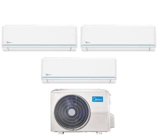 Condizionatore Midea Trial Split Inverter serie EVOLUTION 9+9+9 con M3OG-21HFN8-Q R-32 Wi-Fi Integrato 9000+9000+9000