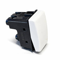 Biesse pulsante unipolare illuminabile 16a compatibile serie bticino matix