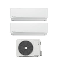 Climatizzatore Condizionatore Clivet Dual Split Inverter serie EZCOOL 9+12 con MU2-Y 61M R-32 Wi-Fi Optional 9000+12000