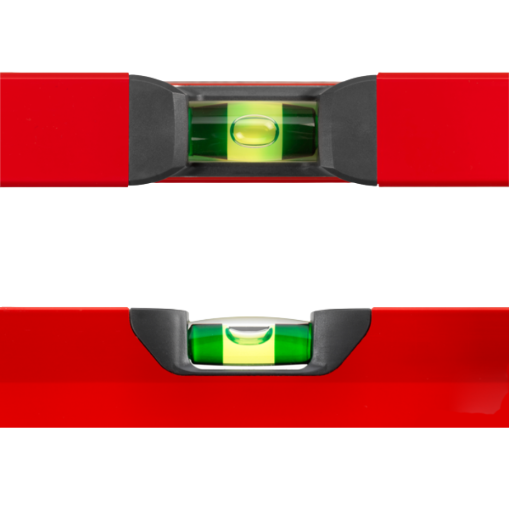 Big x 3 livella in alluminio a bolla d'aria tubolare rossa *** lunghezza 150, confezione 1