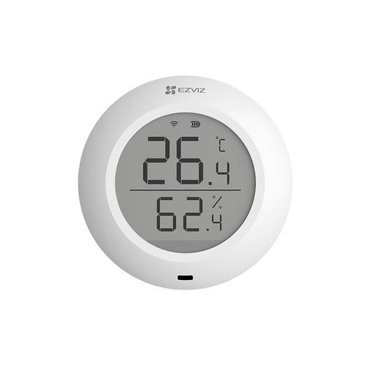 EZVIZ T51C - SENSORE SMART DI TEMPERATURA ED UMIDITA'' - PROTOCOLLO ZIGBEE - WIFI - DISPLAY LCD - DA APPOGGIO O DA MURO