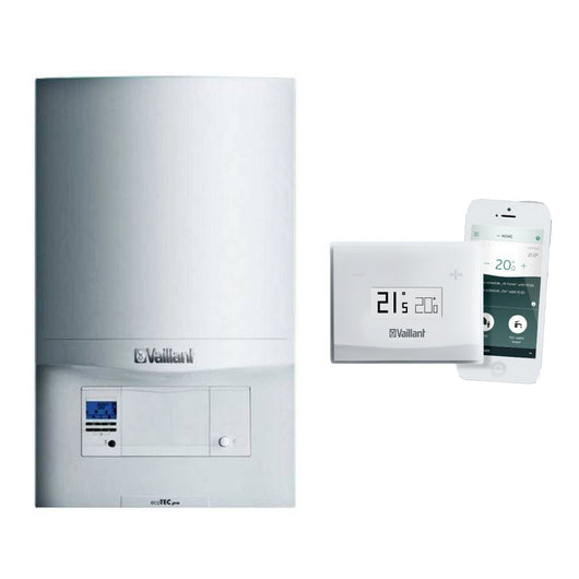 Caldaia a Gas Vaillant a Condensazione EcoTec Pro VMW 236/5-3+ con Vsmart Wi-Fi 0020256400 Metano o Gpl Completo di Kit Scarico Fumi
