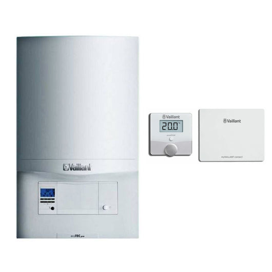 Caldaia a Gas Vaillant a Condensazione EcoTec Pro VMW 286/5-3+ con Vsmart Wi-Fi 99608668 Metano o Gpl Completo di Kit Scarico Fumi