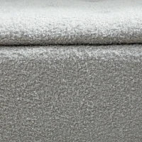 Panca Contenitore Pieghevole Capacità 47 L 95x38x45 cm Rivestito in Peluche Piede del Letto per Soggiorno Camera da Letto Grigio