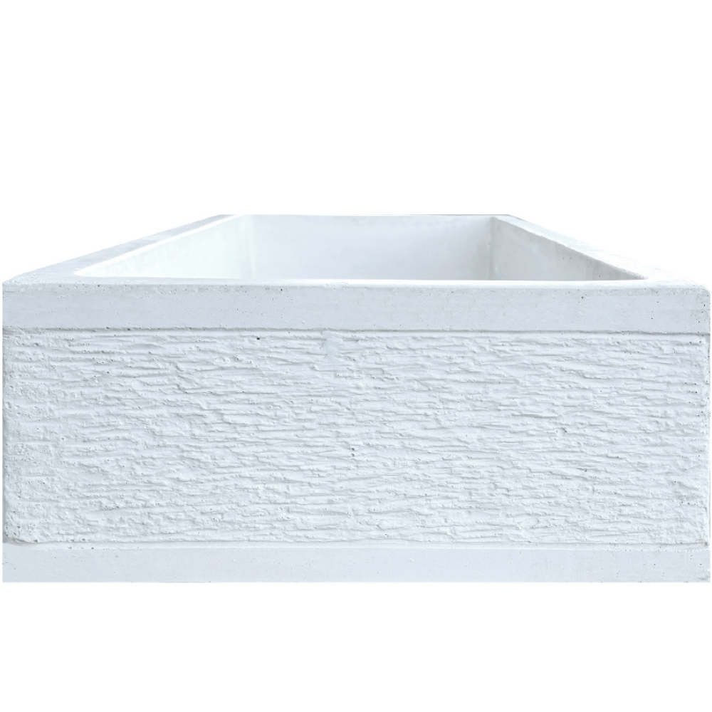 Pilozza serie grecale cemento l.45 x p.42 x h.16 cm predisposizione rubinetto