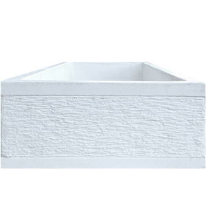 Pilozza serie grecale cemento l.45 x p.42 x h.16 cm predisposizione rubinetto