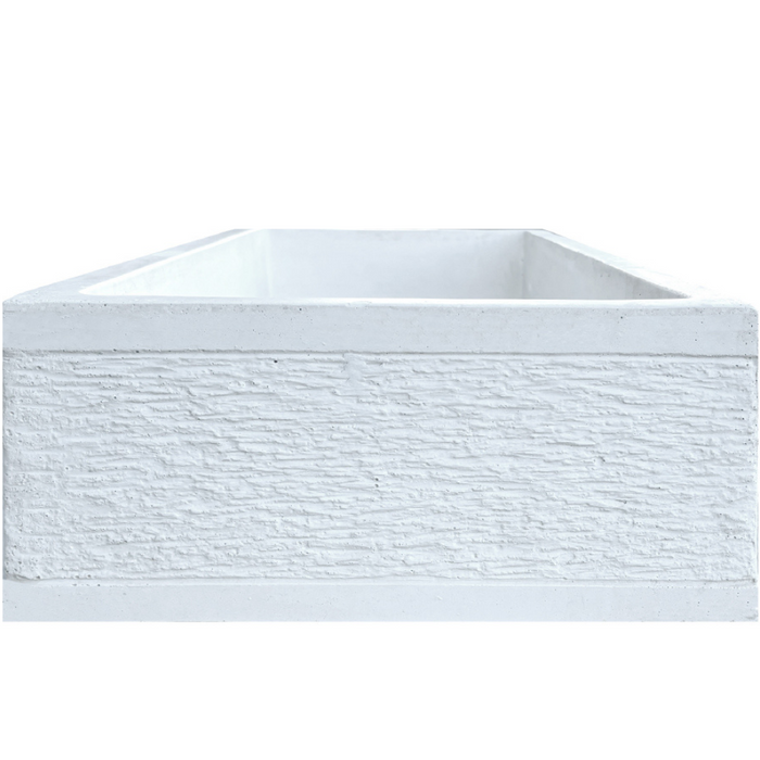 Pilozza serie grecale cemento l.45 x p.42 x h.16 cm predisposizione rubinetto