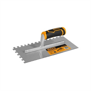 Frattone dentato acciaio inox intonaco edilizia finiture rivestimenti 280x130 mm