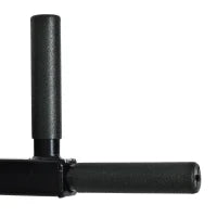 Supporto per Sollevamenti Fissaggio a Parete per Allenamento Muscolari Tubi d'Acciaio Nero