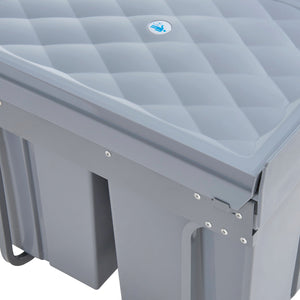 Pattumiera da incasso 2 x 10 + 1 x 20 litri 48 x 34 x 42 cm grigio 03_0008202