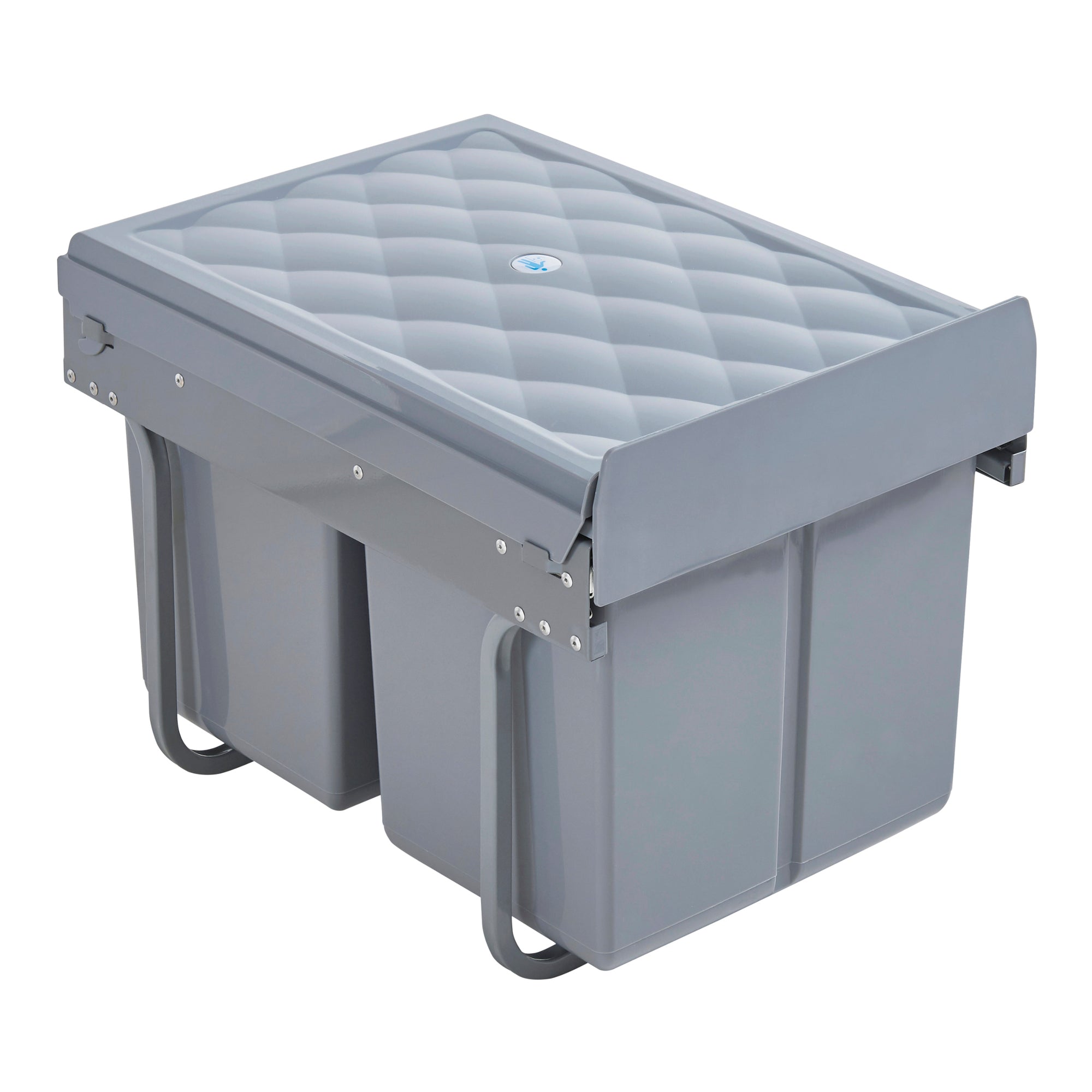 Pattumiera da incasso 2 x 15 litri 48 x 34 x 42 cm grigio 03_0008203