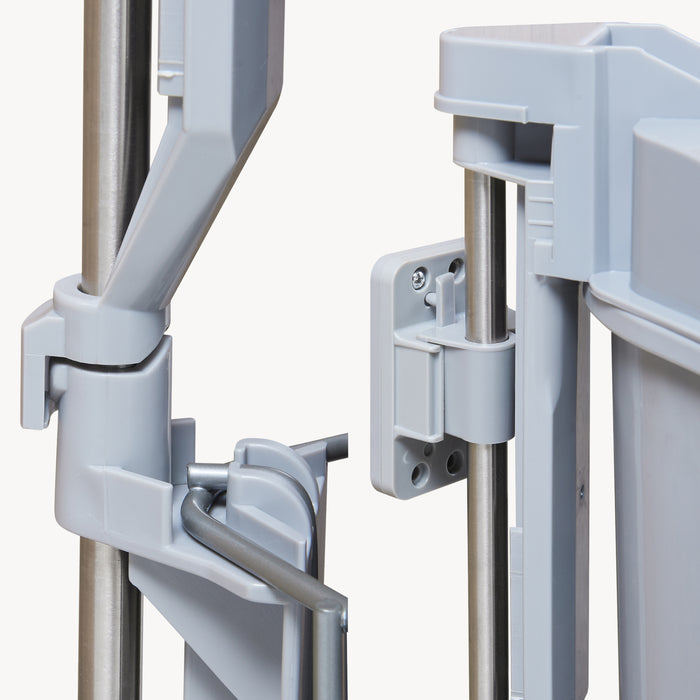 Pattumiera ad Incasso Kollby con 4 Contenitori Estraibili 1x12L+3x6L Apertura Automatica - Grigio [en.casa]