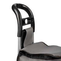 Trolley Portaspesa 'Aaby' Carrello Portapacchi a 2 Ruote Telaio Pieghevole Borsa Impermeabile Rimovibile - Grigio Scuro