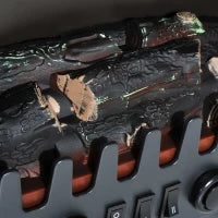 Camino Elettrico con Effetto Fiamma Regolabile Potenza 925W/1850W, 36 x 25.5 x 41.5cm, Nero