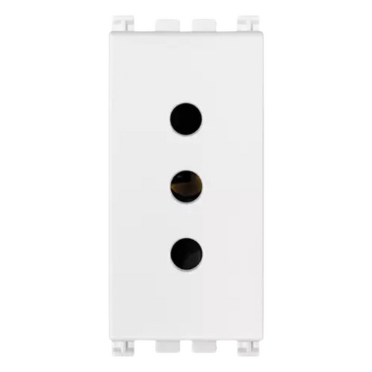 Presa sicury 2p+t 10a 250v standard italiano tipo p11 vimar serie arkè 50-60 hz *** colore bianco, confezione 1