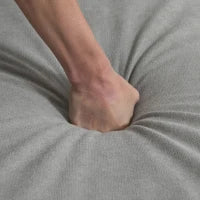 Divano Angolare Moderno e Componibile, Divano 3 Posti con Penisola Reversibile in Tessuto Grigio Chiaro, 197x139x 91cm