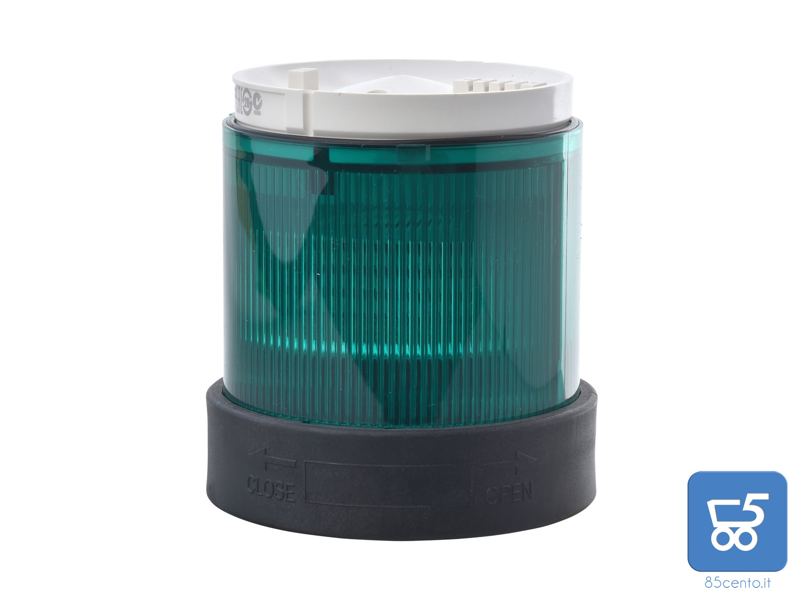 Elemento luminosoØ70 luce fissa LED integrato verde 24V AC/DC 10 Watt IP66 e resistenza agli urti lK05