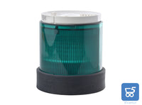 Elemento luminosoØ70 luce fissa LED integrato verde 24V AC/DC 10 Watt IP66 e resistenza agli urti lK05