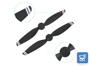 Eliche flash LED ricaricabili per Mavic Air 2 basso rumore pieghevoli sgancio rapido 2 paia