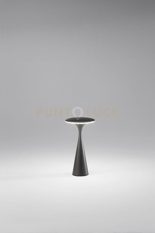 Elliot Lampada da tavolo LED 2W 190LM 2200/2700/3000K ricaricabile a batterie  dimmerabile per esterni grigio scuro