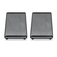 Multipack da 2 piastre in ghisa lisce modello d93 dimensioni 40x26 centimetri